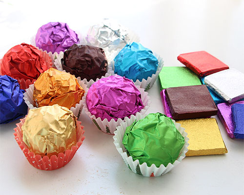 chocolate foil paper